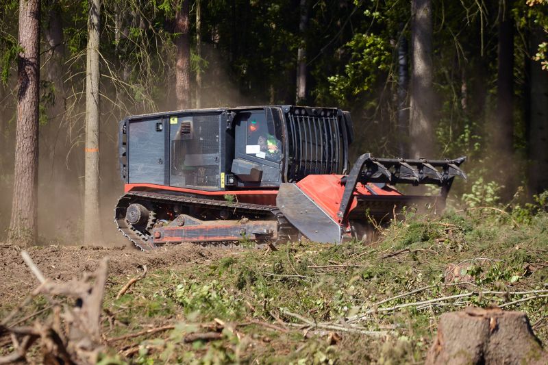 Products For Forestry Mulchings in use
